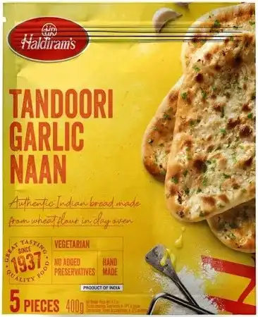 Haldiram's Frozen Tandoori Garlic Naan